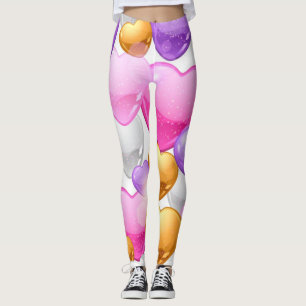 Leggings Motif de coeur