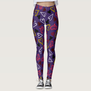 Leggings Motif de coeur 32