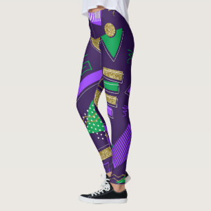 Leggings motif de Cute Mardi Gra