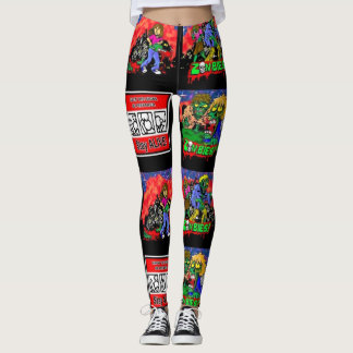Leggings Motif de dessin animé Zombie