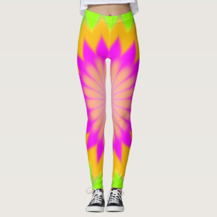 Leggings Motif de éclatement coloré