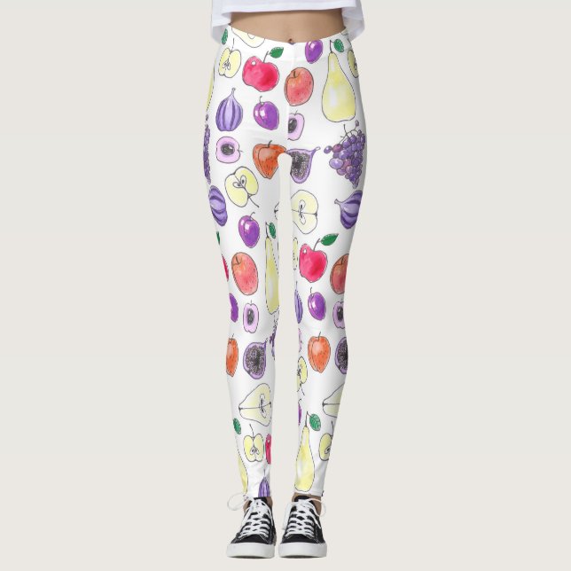 Leggings Motif de fruits (Devant)