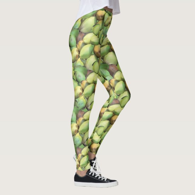 Leggings Motif de fruits tropicaux à la noix de coco (Droite)