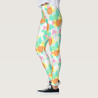 Leggings Motif de hanche géométrique Abstrait funky les ann