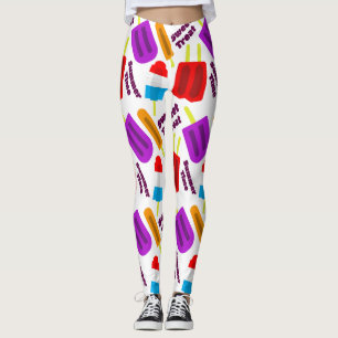 Leggings Motif de la barre de traitement gelée d'été