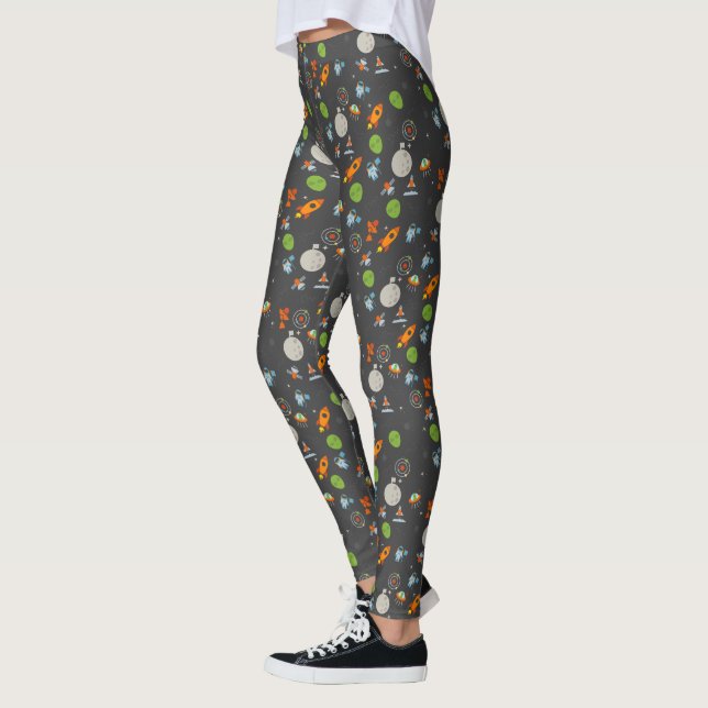 Leggings Motif de l'espace (Gauche)