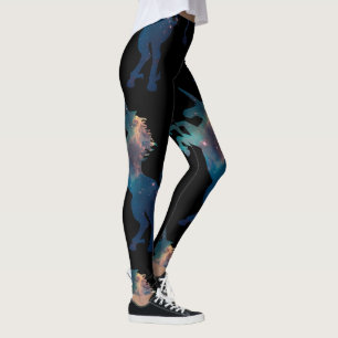 Leggings Motif de l'espace de licorne