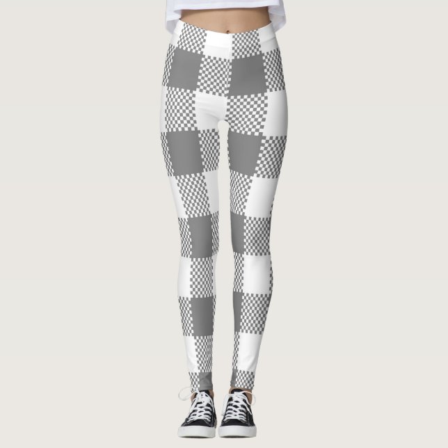 Leggings Motif de Noël de Buffalo noir (Devant)