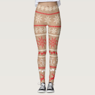 Leggings Motif de Noël populaire