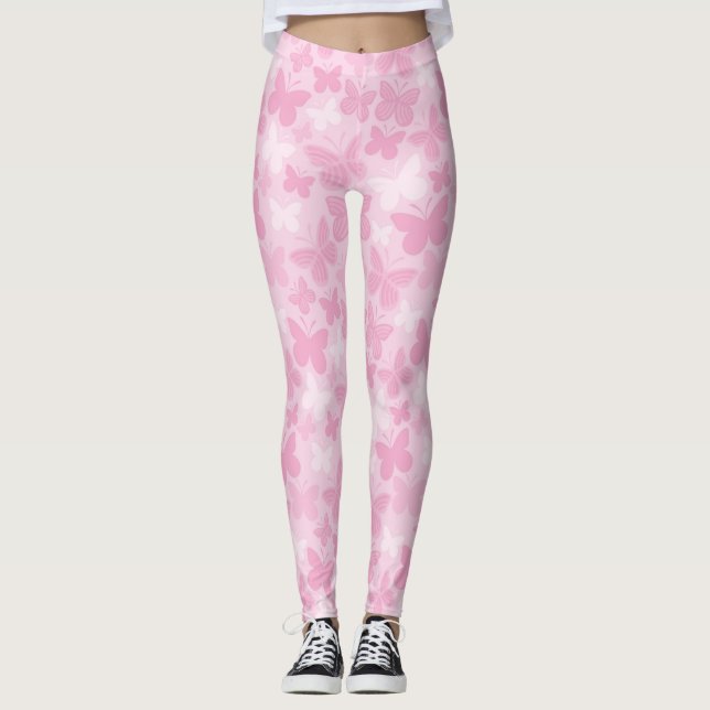 Leggings Motif de papillon (Devant)