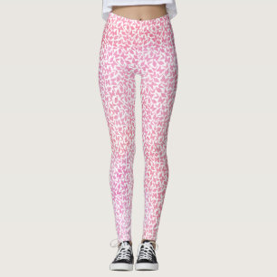 Leggings Motif de papillons d'aquarelle rose