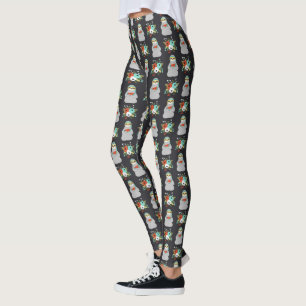 Leggings Motif de paresse de pastèque