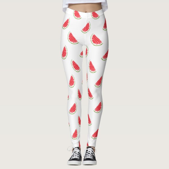 Leggings Motif de pastèque (Devant)