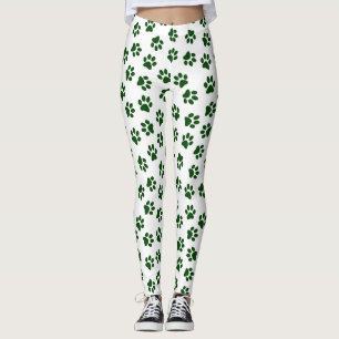 Leggings Motif De Pâtes, Patrouilles De Chiens, Paws Vertes