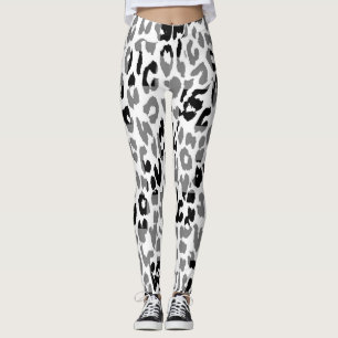Leggings Motif de peau léopard