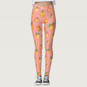 Leggings Motif de pêche d'été doux grand
