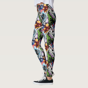 Leggings Motif de personnage des Avengers