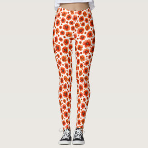 Leggings Motif de puces d'aquarelle