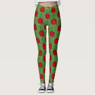 Leggings Motif de Rose