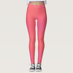 Leggings Motif de rose et violet doux