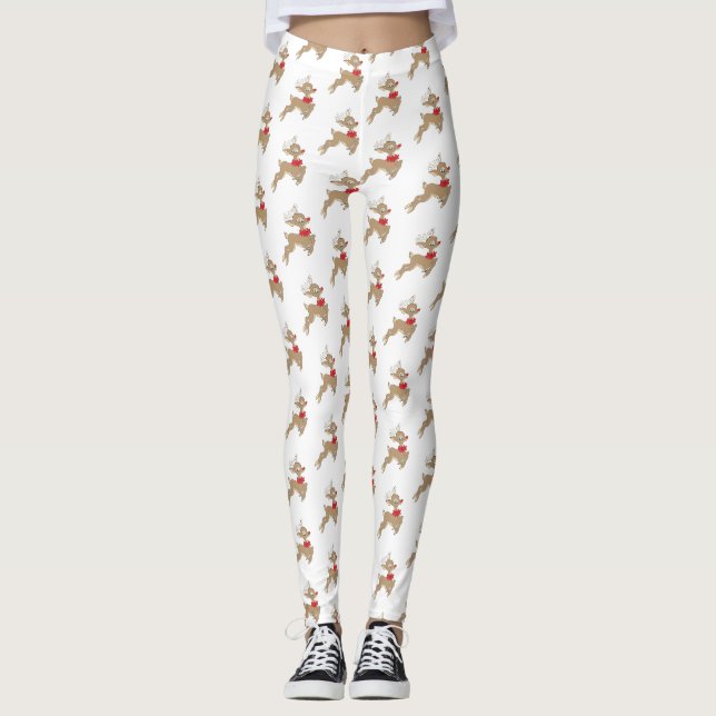 Leggings Motif de Rudolph (Devant)