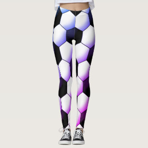 Leggings Motif de soccer de style Miami Arrière - plan tran
