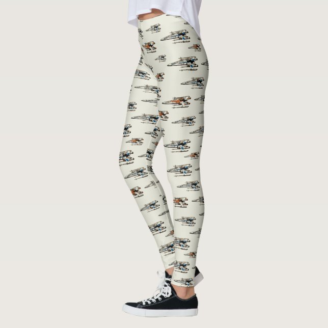 Leggings Motif de Starfighter de la X-Wing (Gauche)