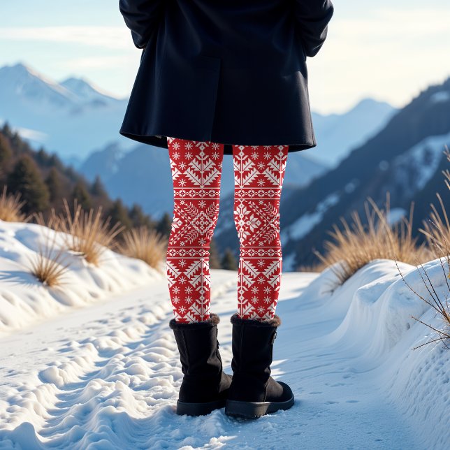 Leggings Motif de Sweat Nordic (Créateur téléchargé)