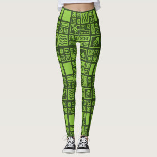 Leggings Motif de Tiki