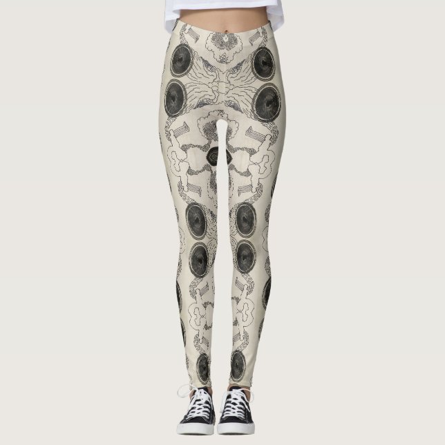 Leggings motif de titre (Devant)