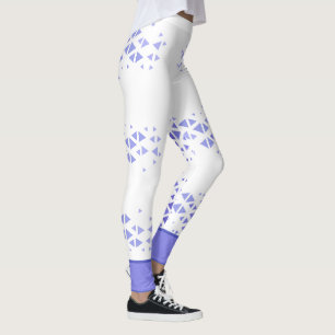 Leggings Motif de triangle coloré unique & citations