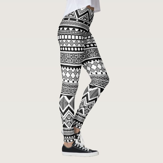 Leggings Motif de Tribal Aztec (Droite)