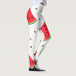 Leggings motif des pastèques rouges