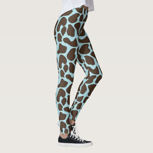 Leggings Motif d'impression Giraffe (Droite)