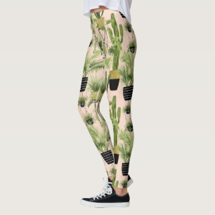 Leggings Motif d'intérieur de ligne d'usine de l'oasis  