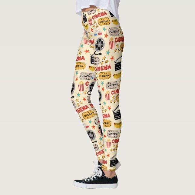 Leggings Motif du cinéma (Gauche)