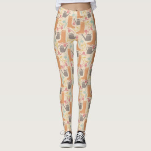 Leggings Motif du jardin de printemps