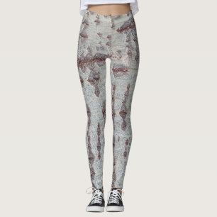 Leggings Motif en bois écorce