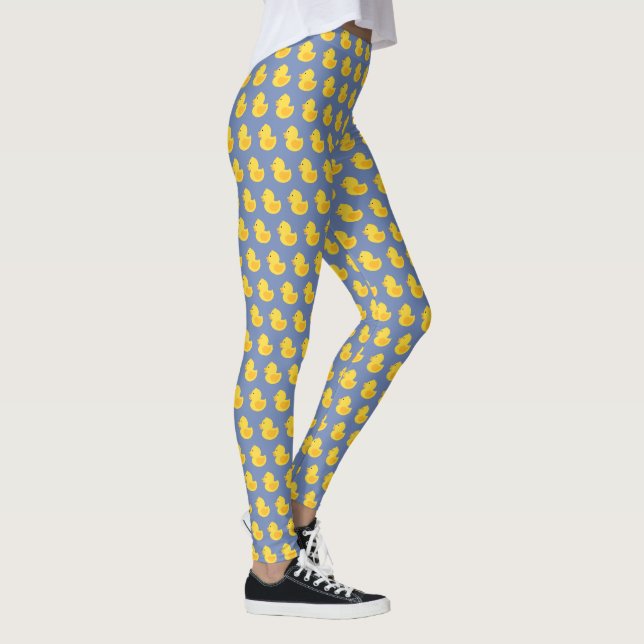 Leggings Motif en caoutchouc jaune (Droite)