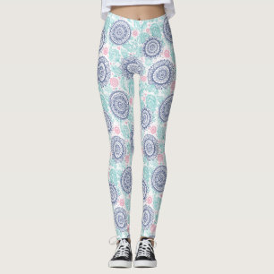 Leggings Motif ethnique de Paisley