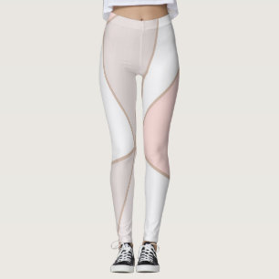 Leggings Motif fantaisiste de fleurs sauvages à l'aquarelle