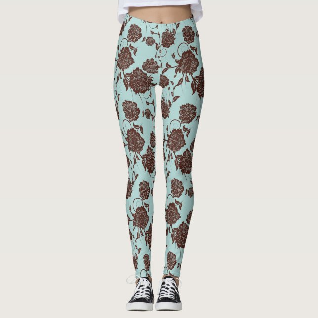 Leggings Motif floral 3 (Devant)