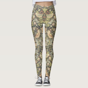 Leggings Motif floral d'arts et de métier avec des guêtre