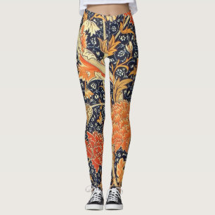 Leggings Motif floral de Nouveau d'art de William Morris