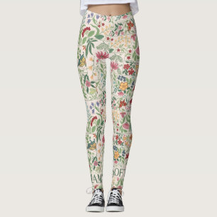 Leggings Motif Floral Vintage Cottagecore Douce Maman perso