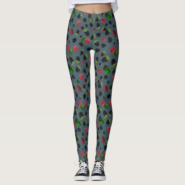 Leggings Motif framboise (Devant)