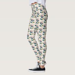 Leggings Motif Fun Jardin Retro