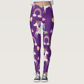 Leggings Motif Funny Unicorn Magique Cheval mignon