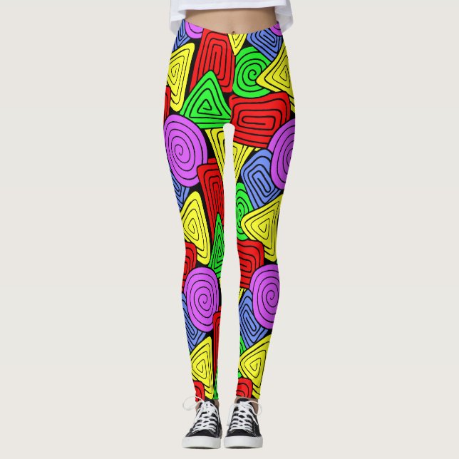 Leggings Motif Geo (Devant)