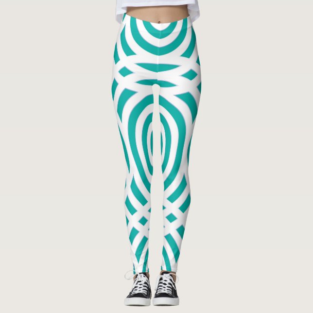 Leggings Motif géométrique 20 (Devant)